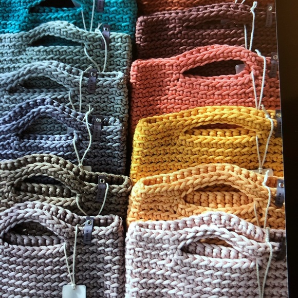 Scandinavian Style Crochet Tote Handbag - Picture 5 of 11